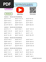 Factorising Harder Quadratics PDF