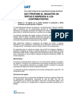 Nota de Prensa La SUNAT Propone El Registro de Ventas e Ingresos A Los Contribuyentes