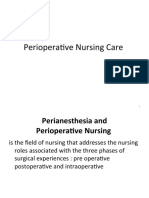 Perioperative Nursing Care 1