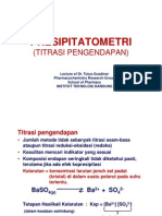 03. Aplikasi Titrasi Pengendapan