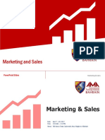 Marketing & Sales - FIRST SESSION