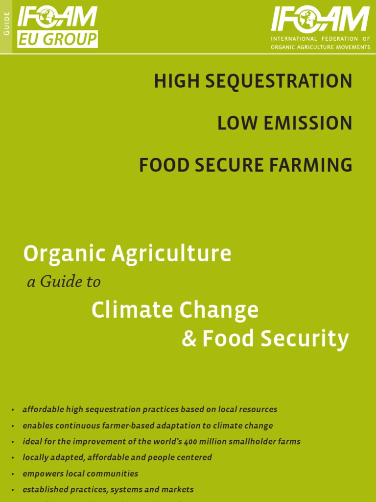 Organic Agriculture - A Guide To Climate Change and Food Security | PDF ...