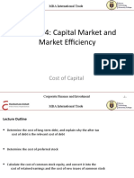 Leccture 4 - Cost of Capital