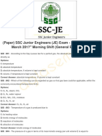 SSC JE 2016 Mechanical Set 4