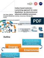 Carbon Based Materials: A Promising Approach For Water Depollution by Electrochemical Advanced Oxidation Processes