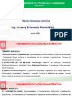 MODULO METALURGIA EXTRACTIVA Y COMERCIALIZACION DE MINERALES.1-1-67