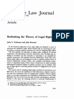 Rethinking The Theory of Legal Rights
