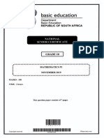 2019 GRADE 10 FINAL EXAM NOV MATH PAPER 1