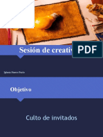 Sesión de Creatividad para El Culto de Invitados