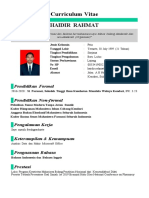 CV Haidir Rahmat