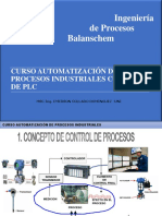 Ingeniería Balanschem de Procesos: Curso Automatización de Procesos Industriales Con Uso de PLC