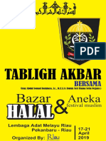 Proposal Bazar Halal & Tablik Akbar Lam Revisi