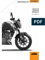 2012 KTM 125 DUKE Repair Manual