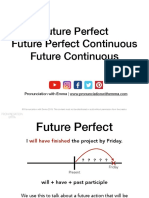 Future Perfect, Future Continuous, and Future Perfect Continuous