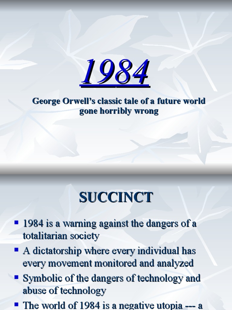 Dystopian Themes in George Orwell's 1984 | PDF
