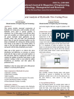 Modeling & Structural Analysis of Hydraulic Tire Curing Press