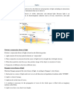 Optics Is The Branch of Physics Which Involves The Behavior and Properties of Light, Including Its Interactions