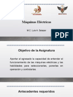 Máquinas Eléctricas: M.C. Luis A. Salazar