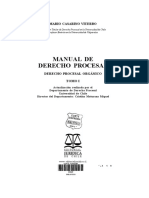 Manual de Derecho Procesal (Derecho Procesal Orgánico)- Casarino Viterbo, Mario