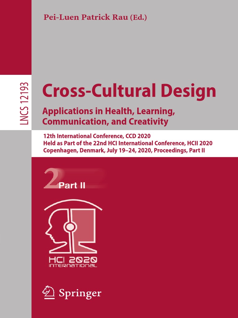 2020 Book Cross-CulturalDesignApplicatio, PDF