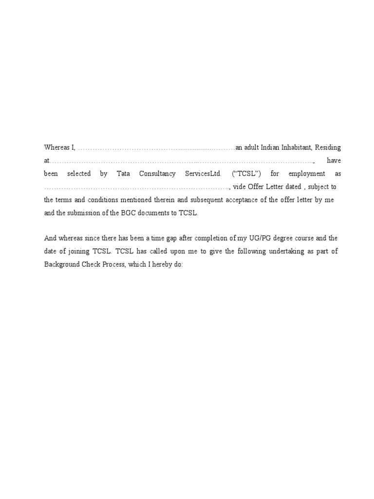 Affidavit Notarized Undertaking | PDF | Legal Liability | Common Law