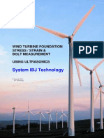 System IBJ Technology: Wind Turbine Foundation Stress / Strain & Bolt Measurement Using Ultrasonics
