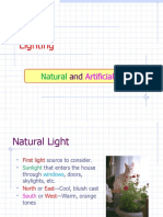 10 - Lighting - (Types of Lights - Natural and Artificial)