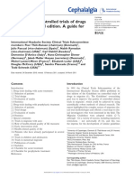 Guidelines For Controlled Trials of Drugs in Migraine: Third Edition. A Guide For Investigators