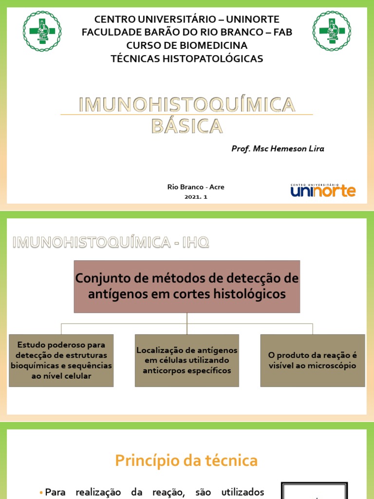 Imunohistoquímica: Métodos e Aplicações | PDF | Imuno-histoquímica ...