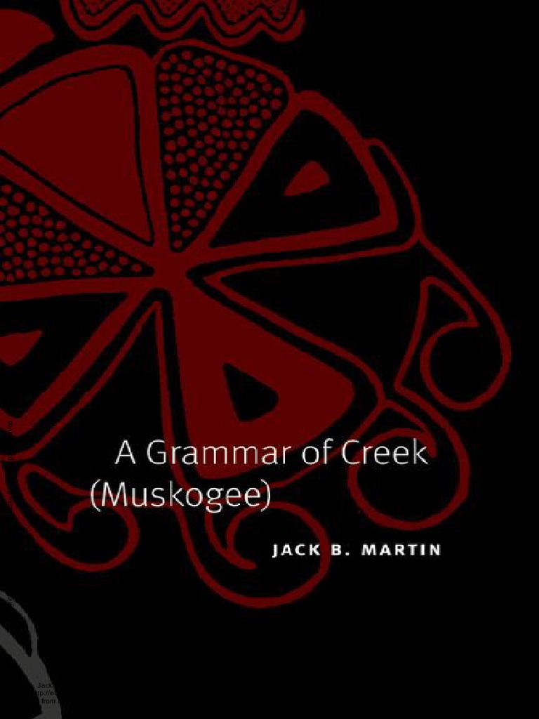 Grammar of Creek (Muskogee) PDF Vowel Grammar image