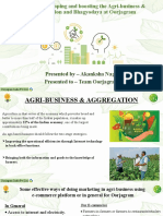 Topic - Developing and Boosting The Agri-Business &
