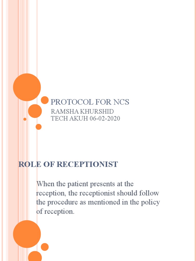 Protocol of Ncs and Emg | PDF | Electromyography | Stimulus (Physiology)