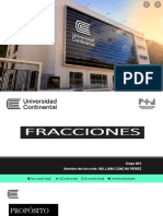 Fracciones: adición, sustracción, multiplicación y división