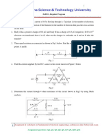 Electrical Engineering Assignment Problems
