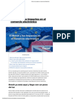 El Brexit y los Impactos en el comercio electrónico Genei