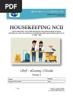 Housekeeping NCII (Week 3)