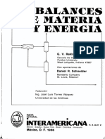 Balances de Materia y Energía - Rekalitis