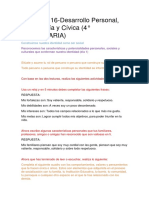 SEMANA 16-Desarrollo Personal, Ciudadanía y Cívica (4° Secundaria)