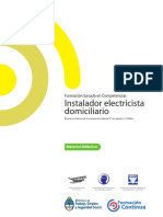 Instalador Electricista Domiciliario MINISTERIO de TRABAJO