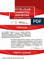 Escuelas de Formacion Deportiva 2020