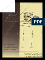 Matrix Structural Analysis 2nd Edition McGuire