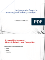 External Environment - Scenario Planning and Industry Analysis