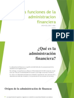 Las Funciones de La Administracion Financiera