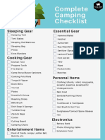 Tia & Andy's Complete Camping Checklist