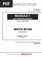 Mathm109-Calculus II - Module 1