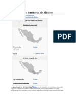 Organización Territorial de México