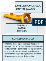 COSTO PROMEDIO PONDERADO DEL CAPITAL (WACC) PPT Avanse