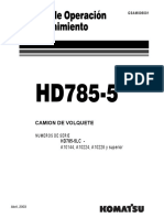 Manual de Operacion de Camion Minero Hd785-5 - Komatsu - Dictado1