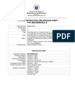 Tv-Based Instruction (Tbi) Episode Script For (Mathematics 7)