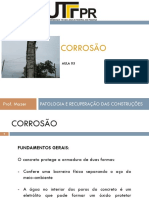 Fundamentos da corrosão em estruturas de concreto armado